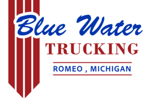 Blue Water Trucking Romeo, Michigan Logo